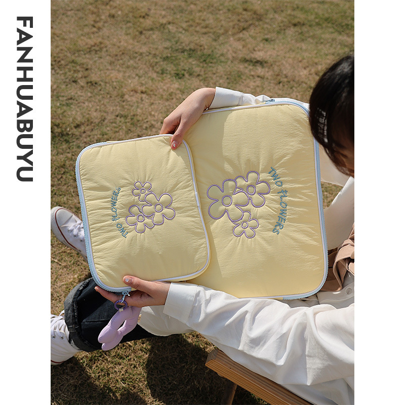 New Laptop Bag for Women 11inch 13inch Inner Sleeve High-Value iPad Protective Storage Bag Tablet Bag