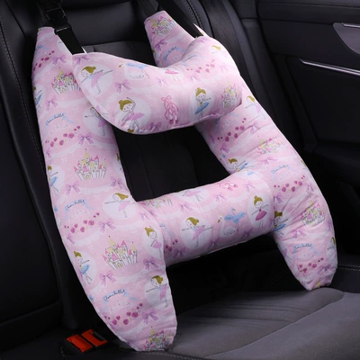 Headrest, pillow car shoulder pad pillow - ballet-girl-with-neck-pillow-machine-washablecomfortable-and-breathable-style-55x70cm