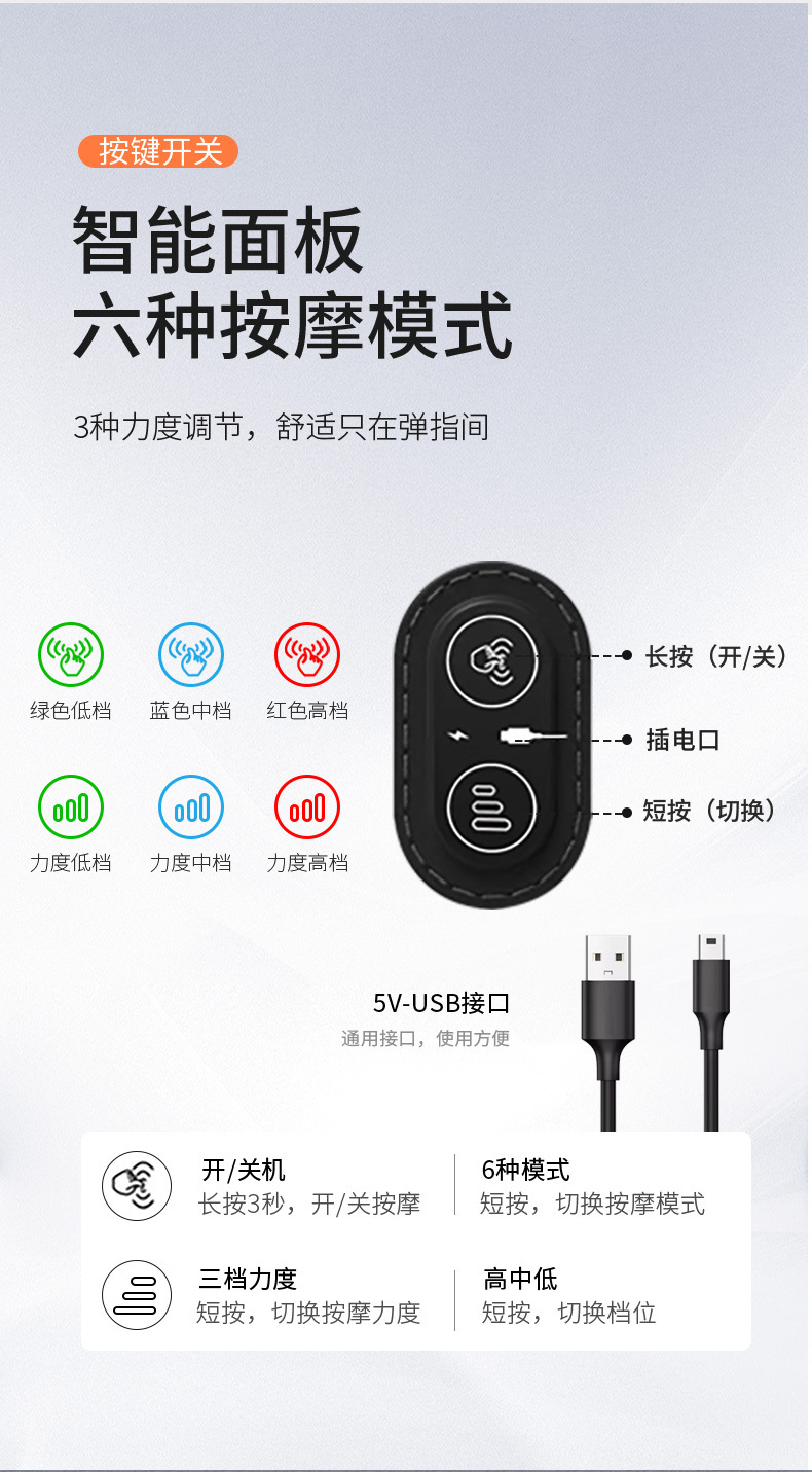 Car Electric Massage Back Cushion Memory Foam Back Cushion Waist Support Chair Waist Protection Sedentary Artifact Pillow