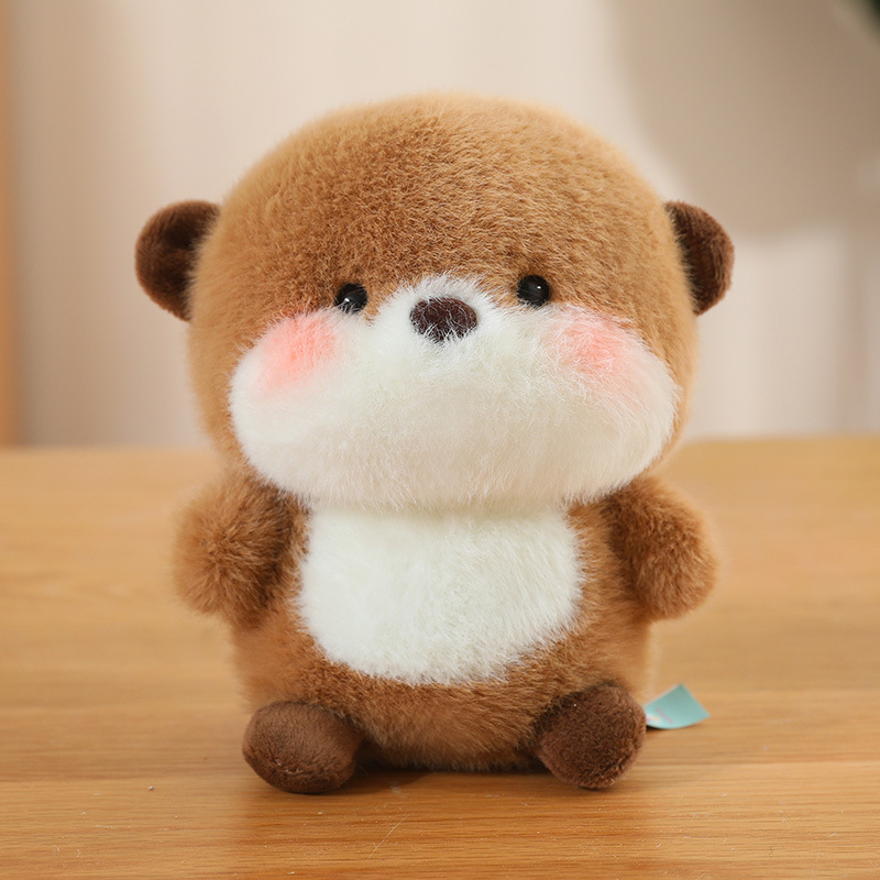 Nutria creativa, conejito, mesa, aprendizaje, compañero, muñeca, mini muñeca, juguete de peluche, muñeca West Highland