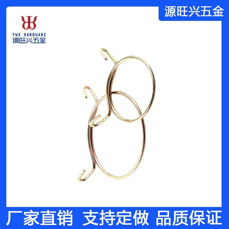 厦门厂家供应钢丝弹簧夹T型弹簧软管夹跨境外贸