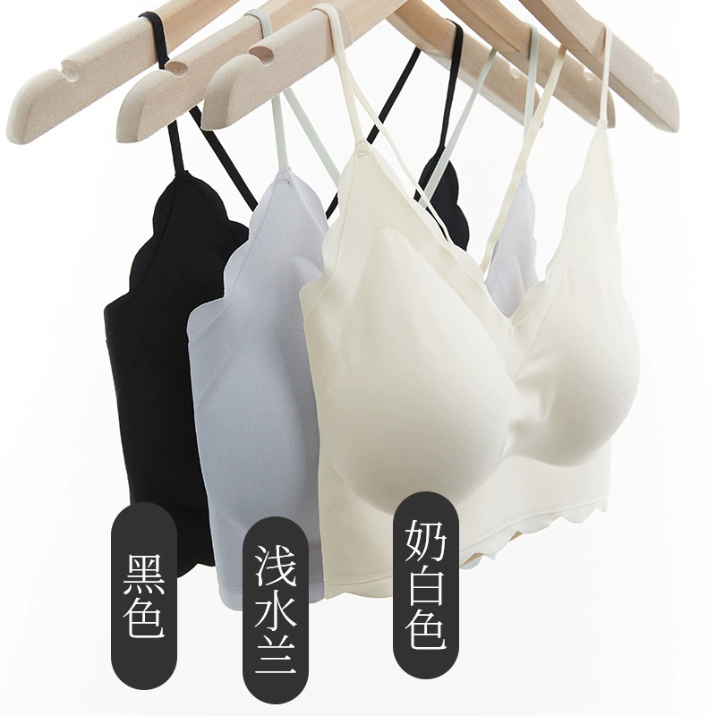 Summer comfortable wireless bra, breathable push up bra, beautiful back, strap bra