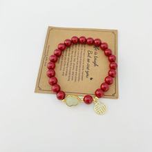 【特价包邮27】玻璃仿朱砂本命年福禄手串男女款国风手串厂家批发