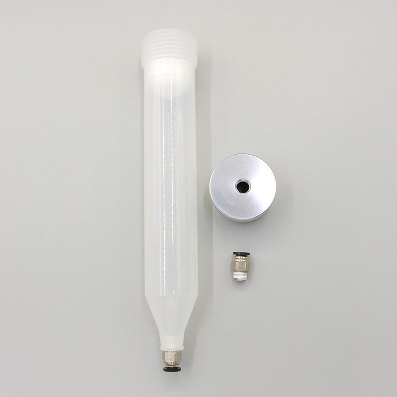 Transparent large diameter 200cc piston aluminum cover 2 joints (1 set)