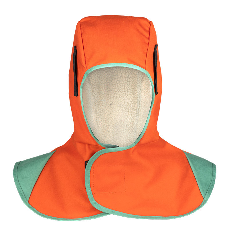 Soldadura ignífugo sombrero a prueba de polvo chale pulido anti-splash sombrero soldador chale a prueba de quemaduras fábrica al por mayor