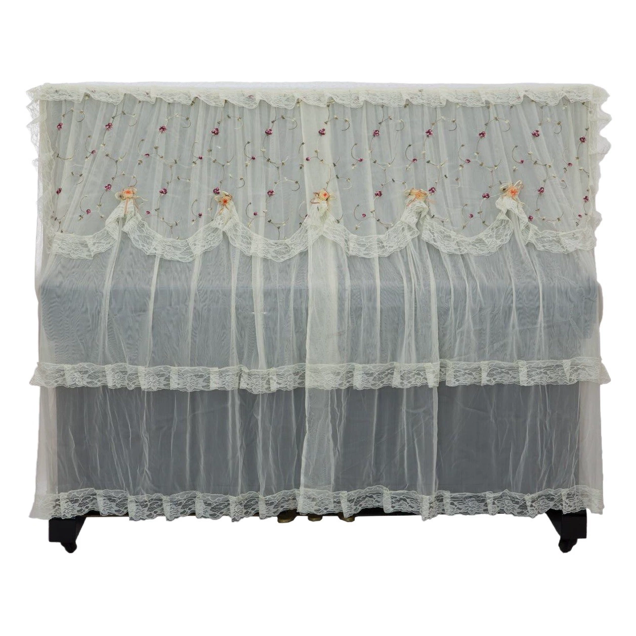 Заводская поставка YD18007 цветок медового месяца Высококачественная кружевная крышка пианино Тип A