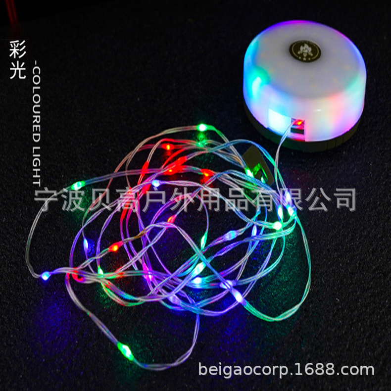 Iluminación de Navidad camping luz LED luz con tienda al aire libre campamento linterna recargable larga resistencia camping Luz