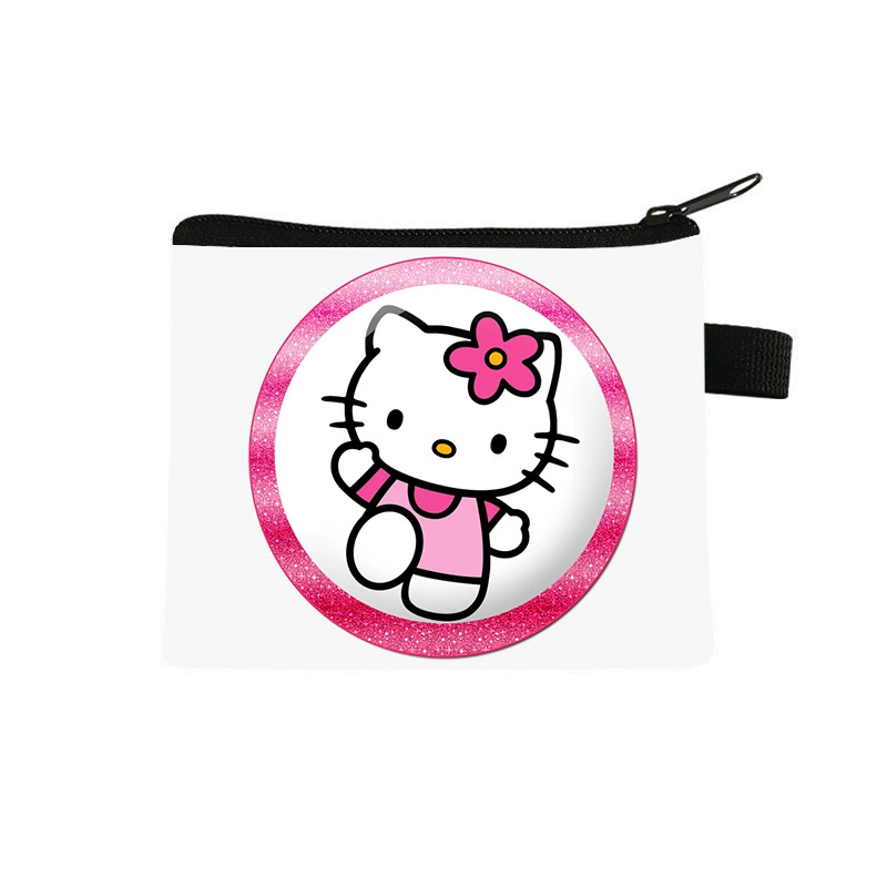 Привет Китти, Hello Kitty, кошелек, маленькая сумка, держатель для карточек с молнией для мужчин и женщин
