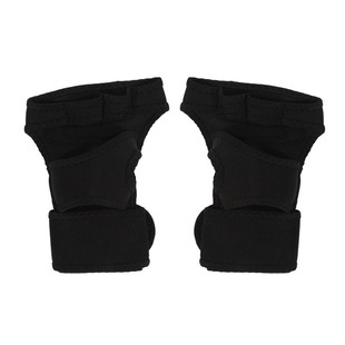 Sports Weightlifting Half-Finger Backless Palm Protector Silicone Non-Slip Wear-Resistant Palm Protector Pressurized Protective Training Gloves