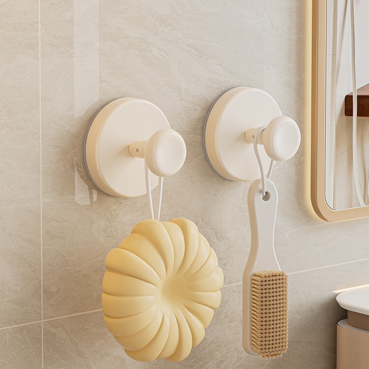 Vacuum Sticky Suction Cup Ufo-Shaped Dopamine Hook (Push-Button Type) / High Aesthetic Value / Strong Load-Bearing Capacity, No Drilling Required Vacuum Sticky Suction Cup Ufo-Shaped Dopamine Hook (Push-Button Type) / High Aesthetic Value / Strong Load-Bearing Capacity, No Drilling Required