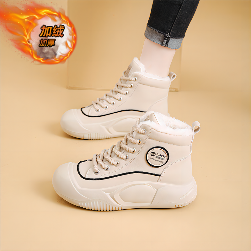 Тёплые низкие ботинки (Martens) — шнуровка, массивная подошва, размеры 35–40