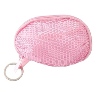 New three-dimensional mesh bag change key bag beauty makeup egg dustproof portable storage makeup storage mini cosmetic bag