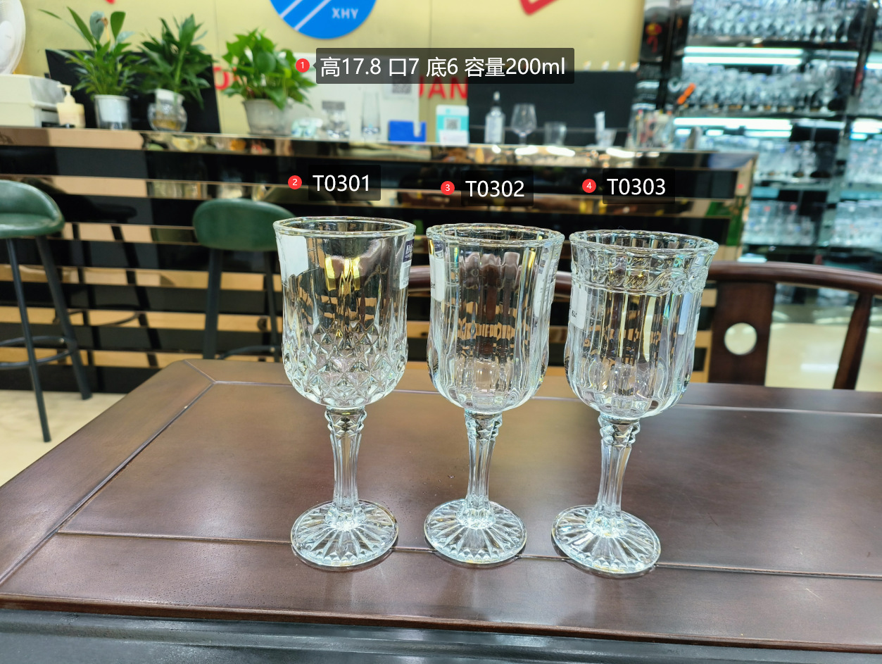 Tazas de cristal retro en relieve de piedra tazas de whisky caliente tazas de cerveza tazas de vino tazas de champán