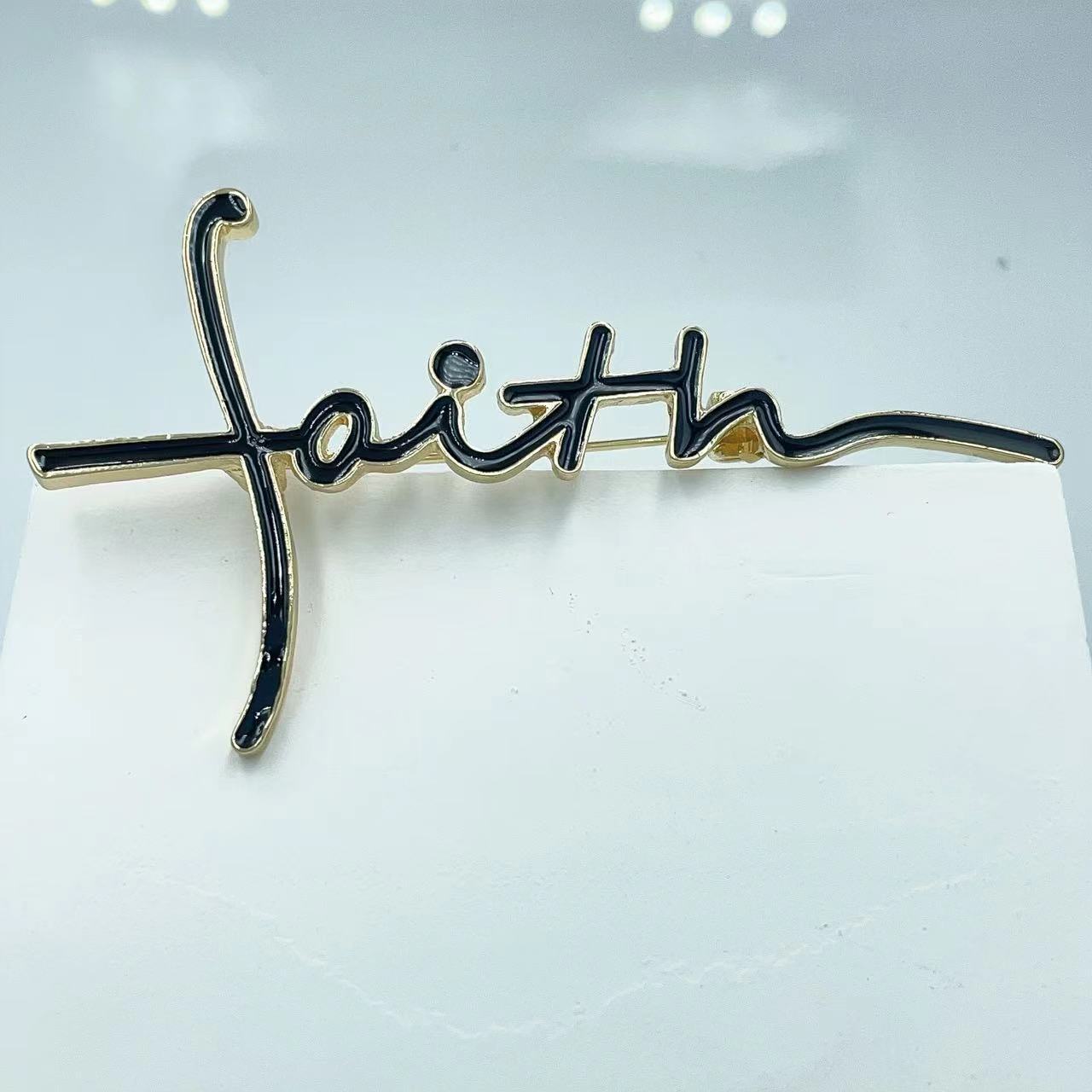 Letter, Number Pattern Retro Classic Style Pin Letter Number Alloy Unisex Brooches