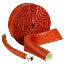 红色耐高温套管 HT-1硅橡胶绝热套管 耐高温套管 耐磨防烫护套管