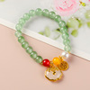 Protective amulet jade, small design bracelet for St. Valentine's Day, for luck, Birthday gift