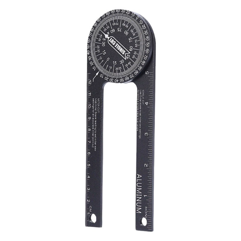360-градусный горизонтальный угловой датчик DIY угловая линейка позиционирование угловой датчик Деревообработка Высокоточный декоративный режущий инструмент измеритель округлости