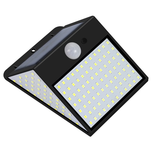跨境太阳能LED壁灯智能感应防水庭院灯家用小区夜间观景感应灯