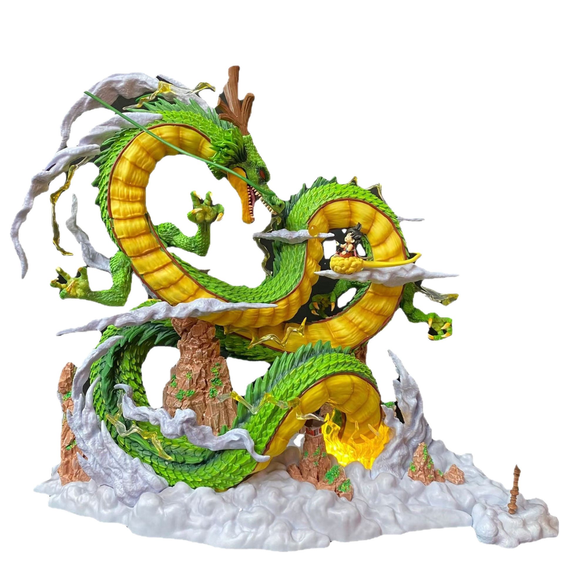 Dragon Ball Collector edición hecha a mano dragón y Goku puede iluminar deseo dragón con caja de regalo de embalaje juguetes animados