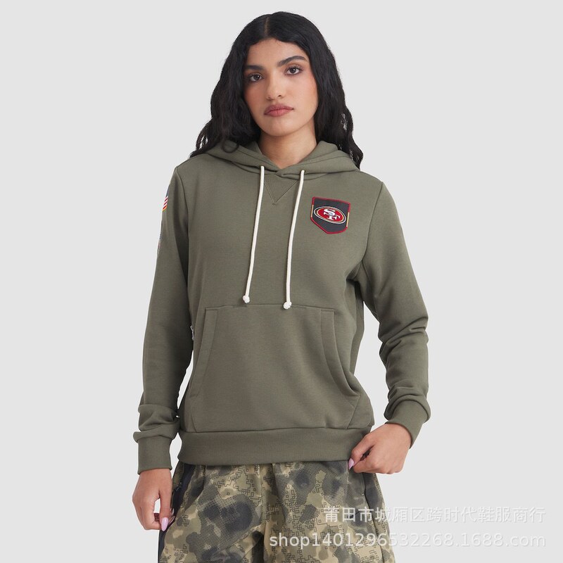Wholesale Foreign Trade Aliexpress Nfl Women's Sweatshirt 2025 New Tribute Edition Wool Club Pullover Hoodie