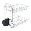 Wipe rack kitchen shelf free punching table wall -mounted sponge drain rack washing rack storage rack storage shelf water tank pool