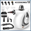 Hygienic white bidet, set, 12 pieces