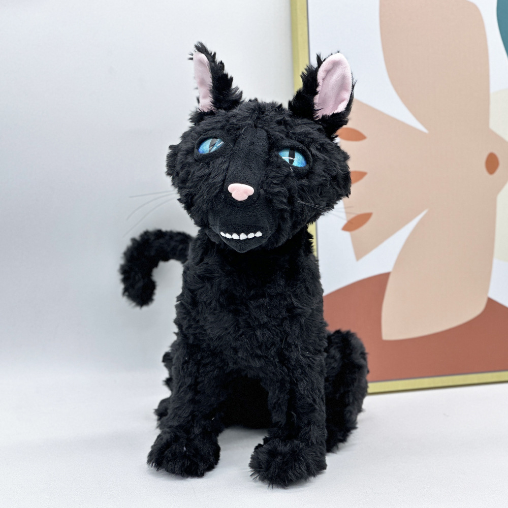 New cross border Coraline Cat Plush Black Cat Caroline Plush Toy Doll Plush Doll_voghion.com