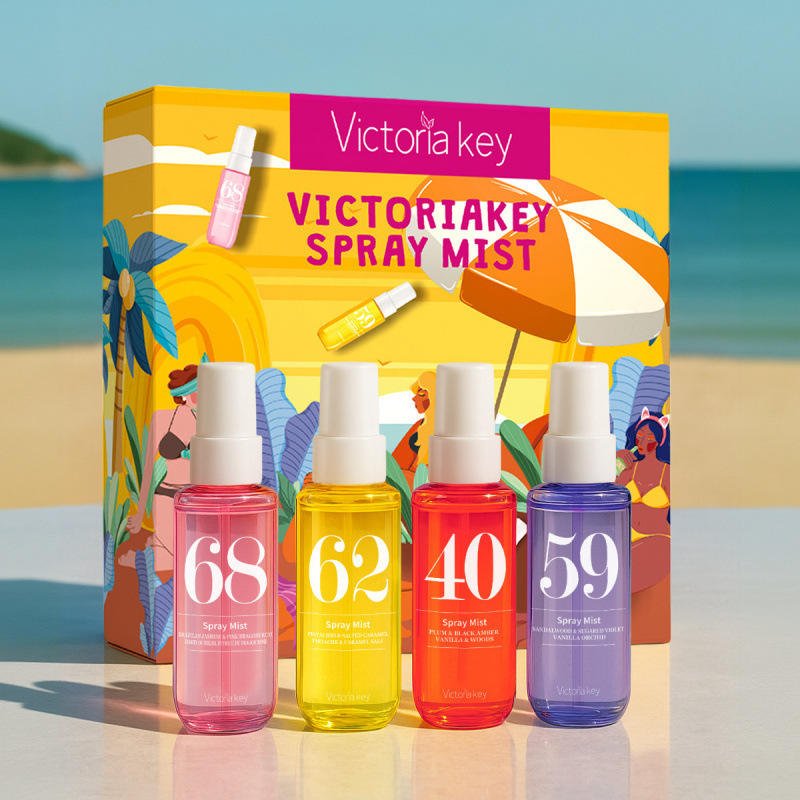 비치 향수 40ml 세트(4개입) (수출 전용 제품, 국내 판매 금지, 구매는 당사 면책사항 불이행에 해당)