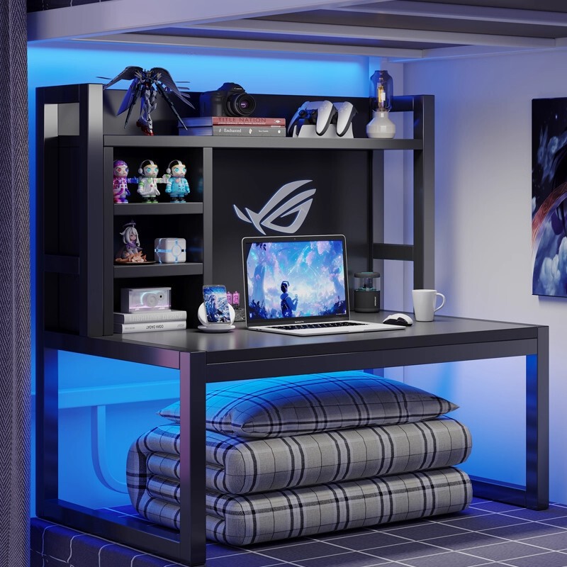 Bed Computer Table, College Student E-Sports Table, Dormitory Writing Table, Dormitory Bunk Bed, Lazy Bed Laptop Table