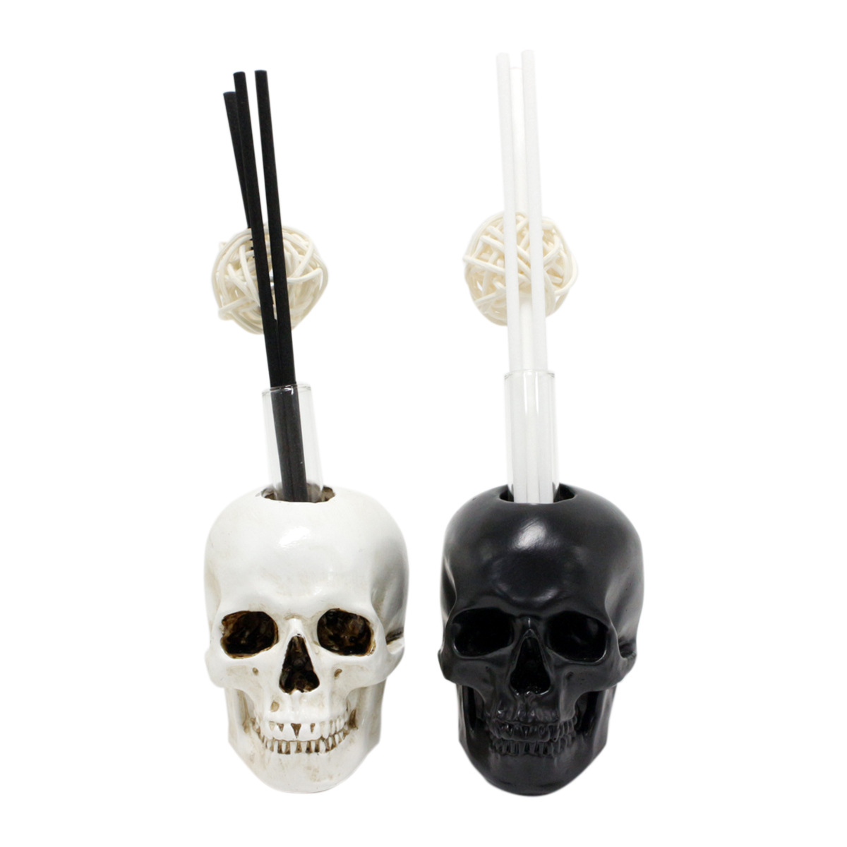Skull Test Tube Aromatherapy Set 2 Halloween Props Ghost Festival Bar KV Scene Layout Haunted House Chamber Home Aromatherapy