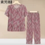 老人短袖妈妈夏天夏装