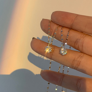 Fresh classic necklace, cute fashionable chain for key bag , simple and elegant design, Korean style