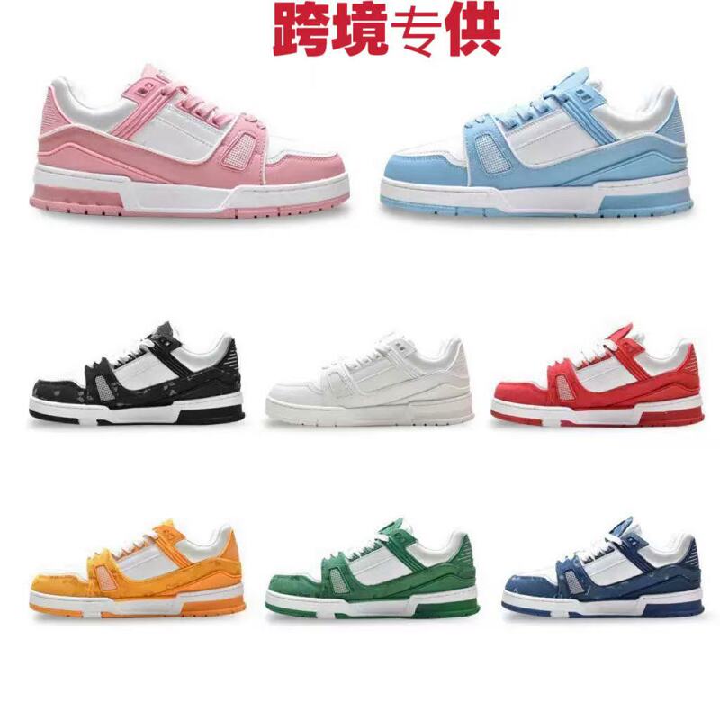 Putian Cross-Border Foreign Trade Lujia Trainers White Cement Denim Blue Fashion Casual Sports Couple Sneakers for Men and Women