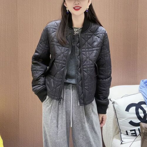 Autumn and Winter Short, Lightweight, Fashionable, Warm Cotton Jacket, Loose and Slimming Cotton Coat, New Cotton Jacket Women