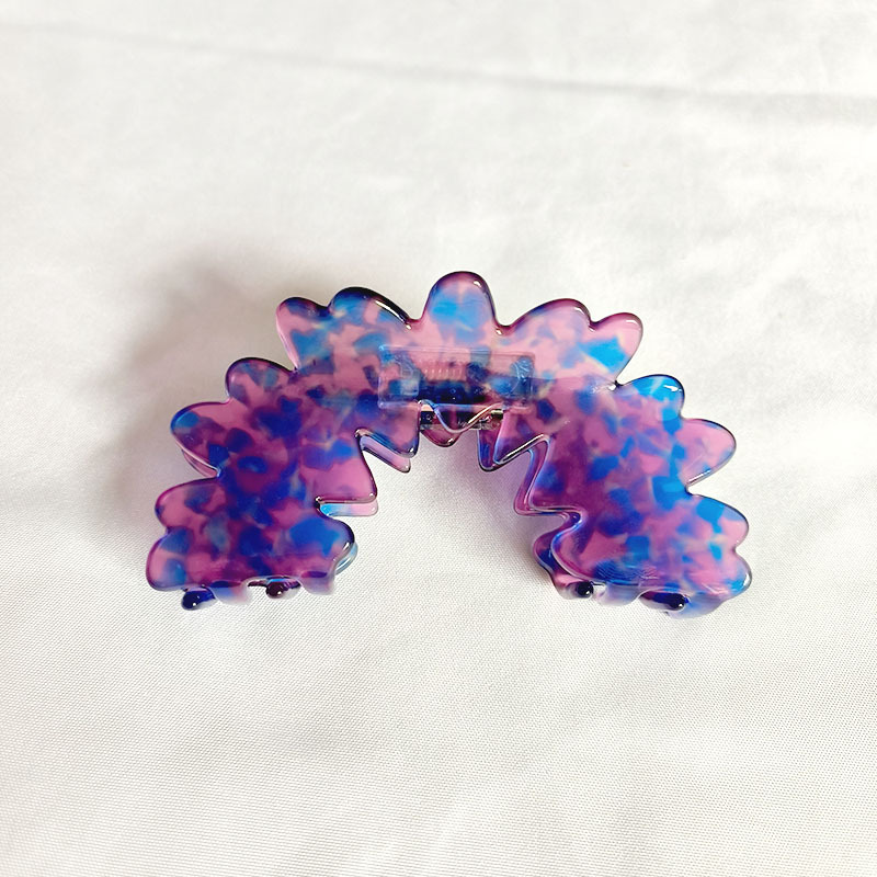 French Style High-grade Wave Clouds Grip Barrettes Female Back Head Acetate Hair Jaw Clip Grip Elegant Shark Clip Ins Style display picture 4