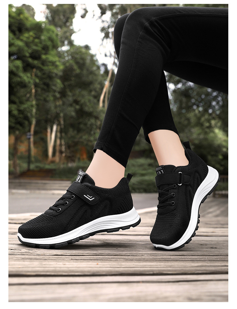 法米姿 健步鞋秋季新款女鞋中老年户外软底运动休闲鞋 旅游鞋