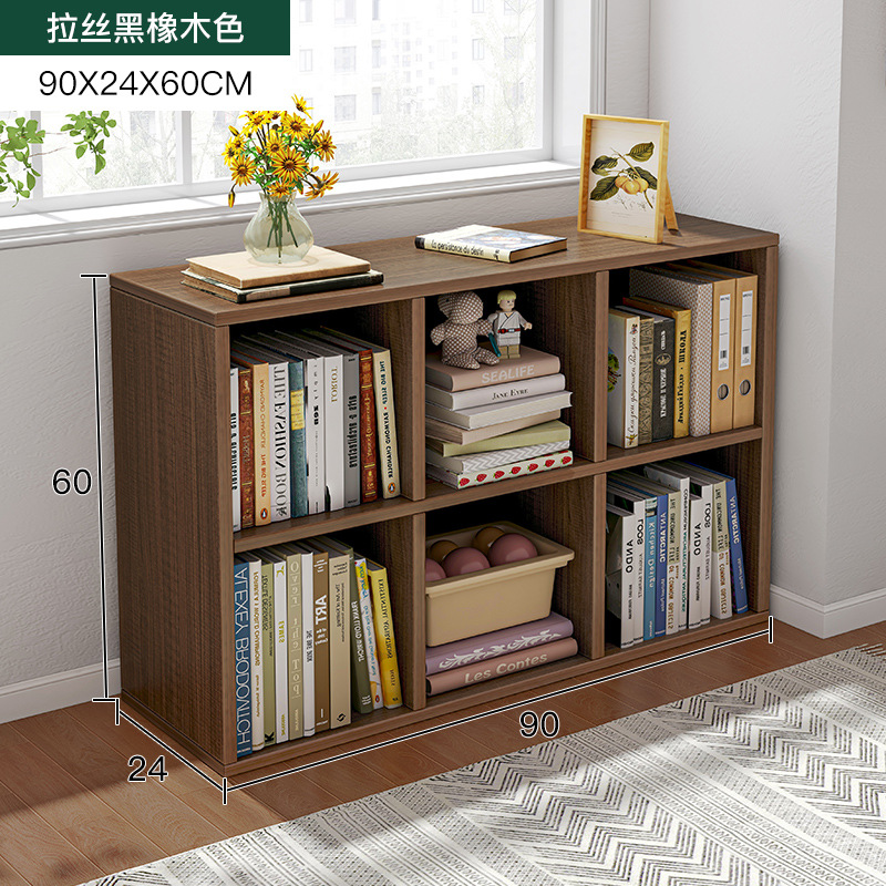 Estantería Estante de piso Estante de piso Estante de libro corto Dormitorio Combinación libre Gabinete de rejilla Ventana salediza Gabinete de almacenamiento de balcón Armario de almacenamiento