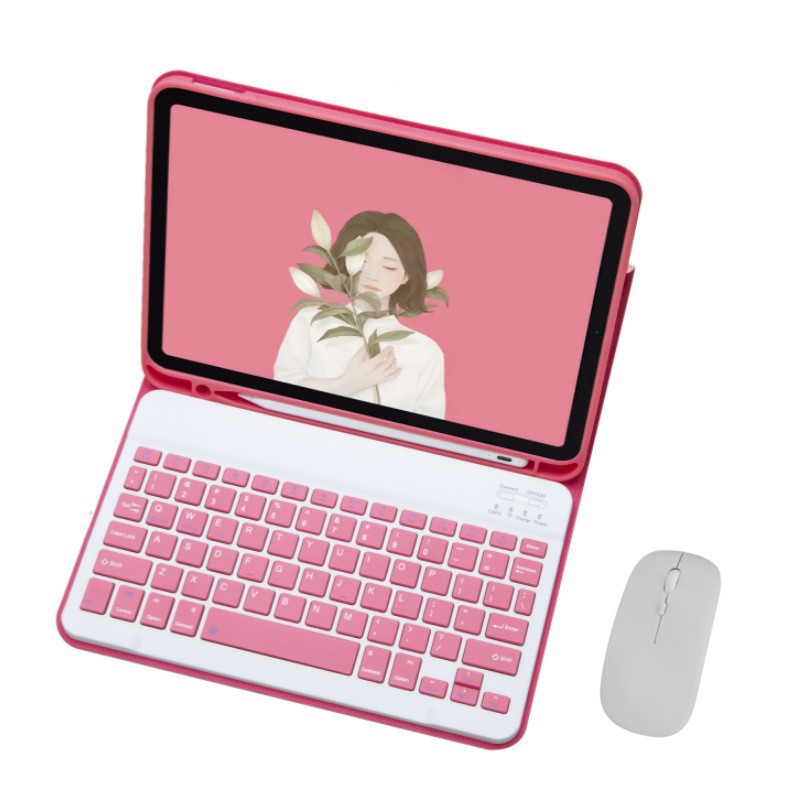 Adecuado para funda protectora para teclado iPad, succión magnética con ranura para bolígrafo air6iPad2024pro11, funda protectora para teclado Bluetooth