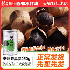 正宗山东济宁金乡黑蒜独头黑蒜头特产即食紫皮大蒜头煲汤商用功效