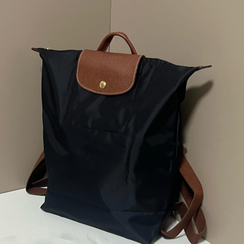 Classic black backpack