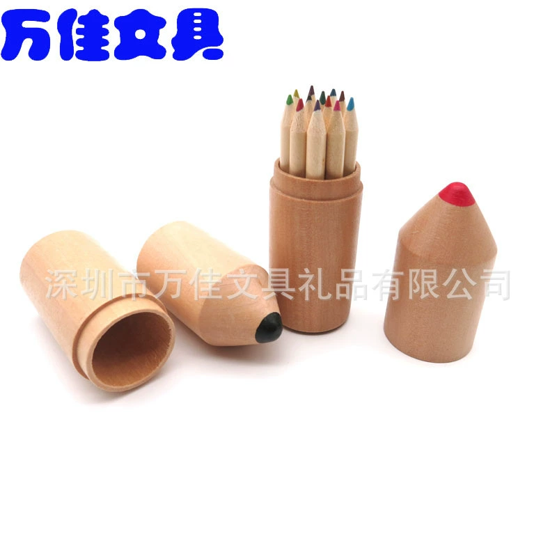 Round pencil, 6 pieces, 12 pieces, creative gift