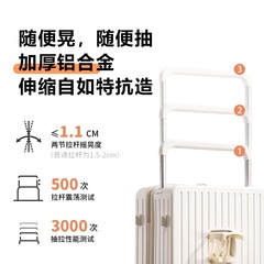 勇晟行李箱20寸拉杆箱女密碼登機箱免費定製圖案logo前開口旅行箱