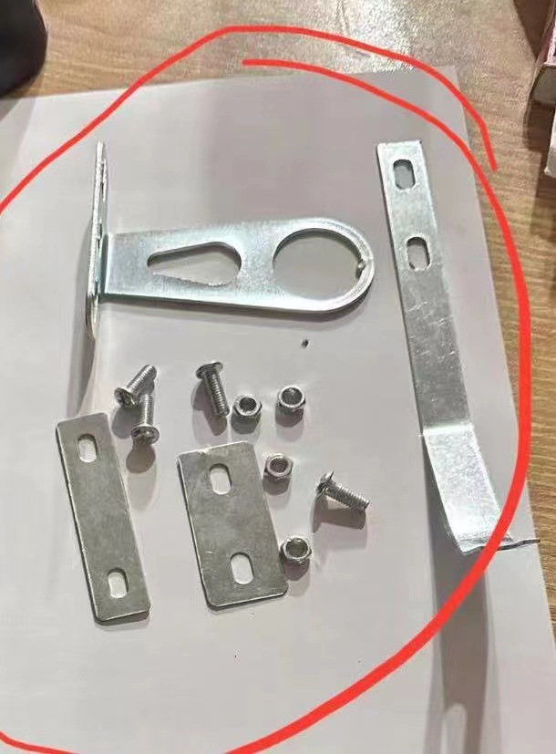 6-piece set of fixing accessories