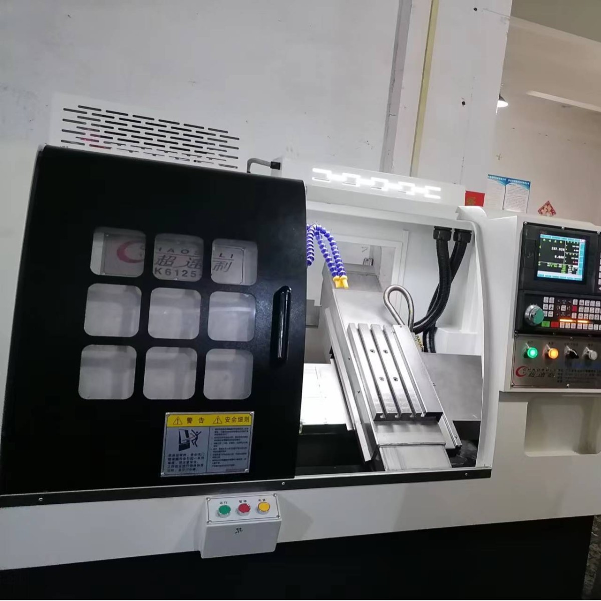 数控车床30°斜床身CK6125-P高精密车床厂家直销高精度CNC