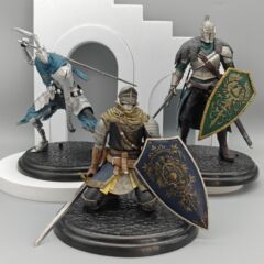 暗黒の魂の手は上級の漢法の騎士の深淵のウォーカーのアルトリウスの兵士の模型の人形の彫刻をします。