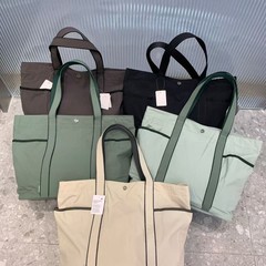 lululemon糖果托特包20LDaily多口袋防水帆布包大容量瑜伽手提包