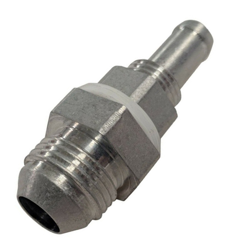 Venta caliente del fabricante para el tanque de combustible aplicable y la tubería de combustible de la celda de combustible AN8-3/8 conector de púa de la manguera de combustible