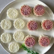 宏印臻品2024新款50克立可爱卡通等烘焙桃山冰皮月饼模具