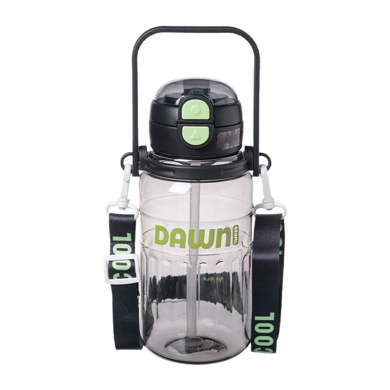 Yitong nueva taza de agua portátil doble boca de bebida taza de plástico deportes estudiantes taza espacial 1020ml fábrica al por mayor