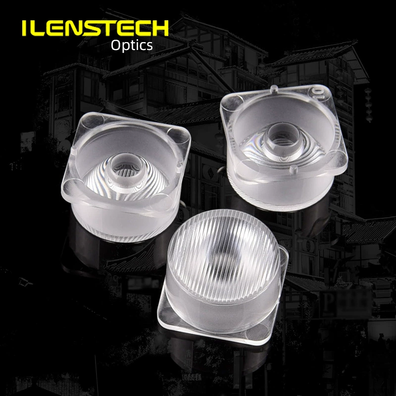 Линза с высоким прожектором Настенная стиральная линза Архитектурное освещение Оптическая линза 15 мм Диаметр 15x30 градусов J